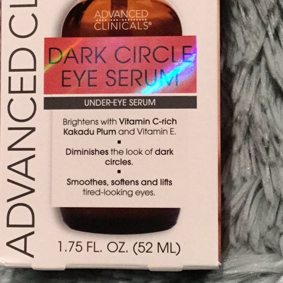 Advanced Clinicals Dark Circle Eye Serum with Vitamin C & E in 1.75 fl. oz. - Picture 4 of 4